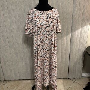 LuLaRoe Carly Multicolor Hi Low dress